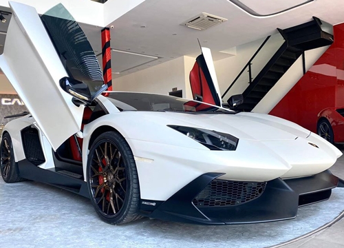 Vừa thay 'áo' mới, Lamborghini Aventador bản độ độc nhất Việt Nam từng của đại gia Bạc Liêu bị đẩy ra showroom