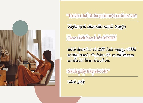 Helly Tống: 'Tôi đọc sách để tưởng tượng và lắng nghe chính mình'