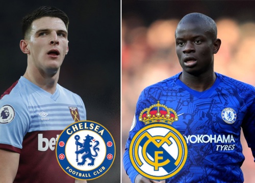 Sợ mất Kante, Chelsea "đặt hàng" lấy Declan Rice