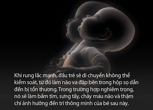 Con quấy khóc không chịu ngủ, mẹ ra sức dỗ dành mà không biết hành động của mình lại khiến con co giật, tím tái