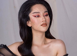 Trúc Anh 'Mắt biếc' makeup mắt xéo, môi tều