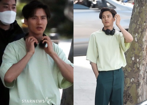 Suốt thời gian dài không đóng phim, khán giả bất ngờ thấy Won Bin quay quảng cáo trên đường phố Hàn Quốc