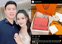 Hậu ồn ào đánh vợ mới cưới, Duy Mạnh tặng Quỳnh Anh túi hiệu gần 200 triệu