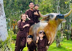 Nhóc tỳ nhà Hải Băng thích cuộc sống ở quê