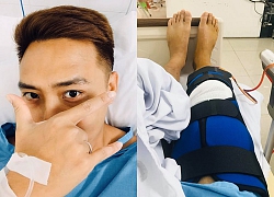 Thanh Duy ngã cầu thang, bị đứt dây chằng đầu gối