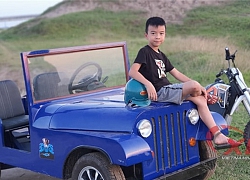 Xe "Jeep mui trần" tự chế đẹp long lanh của dân chơi Ninh Bình