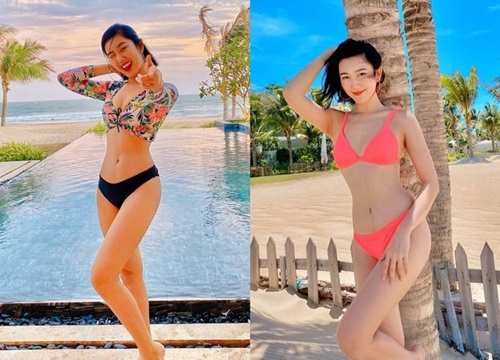 Mỹ nhân Việt thi nhau diện bikini, khoe dáng "đồng hồ cát" siêu chuẩn