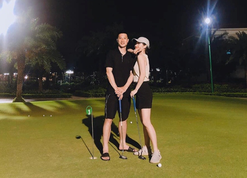 Huy Hùng bị 'trêu hội đồng' khi học chơi golf