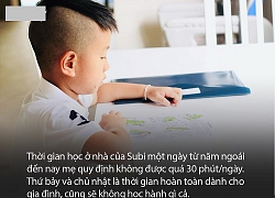 Mẹ Việt với quan điểm mỗi tối chỉ cho con học 30 phút và chuyện sau 5 tuần con đi học mới nhận một tờ giấy cô giáo gửi về nhà