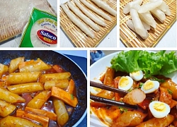 Chị em phát cuồng với cách làm món bánh gạo Tokbokki đơn giản bất ngờ