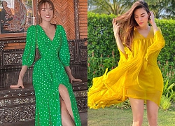 Street style sao Việt: Diện quần cạp trễ Ngọc Trinh phải dùng tay kéo quần xém tụt, Hà Hồ diện váy vàng trong suốt khoe eo lấp ló