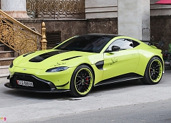 Aston Martin Vantage đầu tiên tại VN đổi diện mạo với bộ mâm hàng độc