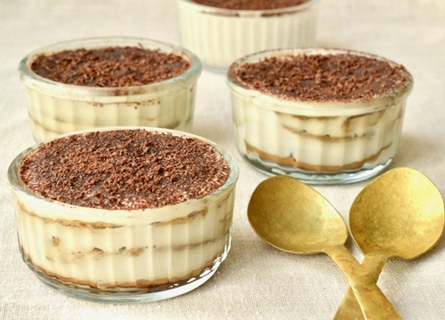 Dùng bột Milo làm bánh tiramisu chỉ trong 4 bước, vụng mấy cũng thành công