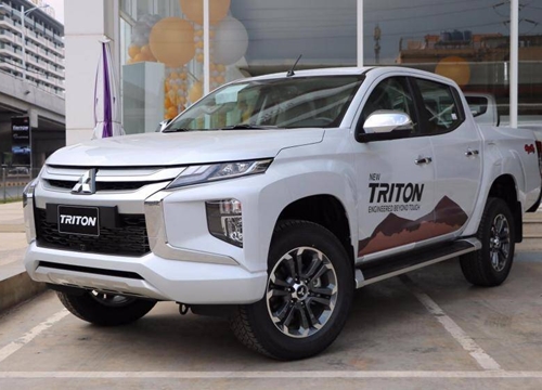 Mitsubishi Triton ưu đãi lên đến 140 triệu đồng tại đại lý