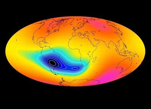 Hiện tượng lạ ở Nam Mỹ: trái đất chuẩn bị đảo ngược?