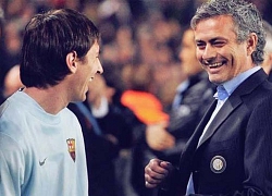 &#8220;Bom tấn&#8221; thế kỷ suýt xảy ra: Messi rời Barca, tới Inter làm học trò Mourinho