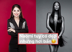 &#8216;Hoa hậu vô danh&#8217; Hoàng Mỹ Phương bị chửi sấp mặt khi chê &#8216;Báo đen&#8217; Naomi Campell &#8216;đẹp nhưng bẩn&#8217;