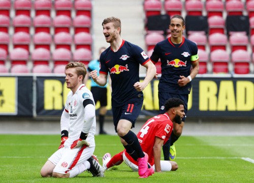 Hủy diệt chủ nhà Mainz, RB Leipzig lấy lại vị trí thứ 3 Bundesliga