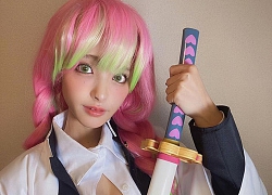 Ngắm mỹ nhân 18+ Nhật Bản Kana Momonogi cosplay Luyến Trụ trong Kimetsu no Yaiba