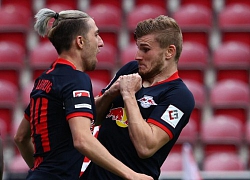 Timo Werner lập hat-trick đưa RB Leipzig trở lại tốp 3 Bundesliga