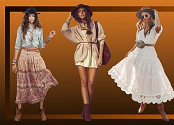 Boho-chic - vẻ đẹp miền tây hoang dã hòa cùng thời trang đương đại