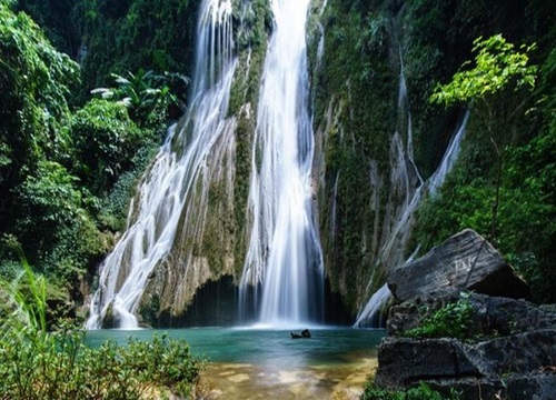 Du lịch Na Hang, Tuyên Quang không thể không ghé thác Khuổi Nhi