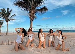 Hội gái đẹp chơi thân rủ nhau diện bikini khoe eo thon chân dài thẳng tắp: Biết nhìn vào ai đây?