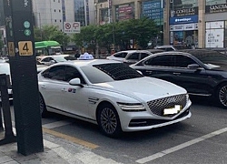 Mới ra mắt không lâu, Genesis G80 2020 đã bị lấy làm taxi tại Hàn Quốc