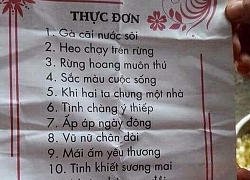 Thực đơn tiệc 'hại não' khách