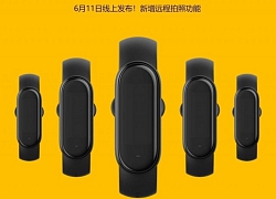 Xiaomi Mi Band 5 sẽ ra mắt ngày 11/6 với camera điều khiển từ xa