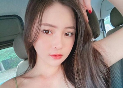 Xinh đẹp, lại có mình dây cùng ngực đầy, hotgirl lên hình bên bố mà bị đồn cặp đại gia