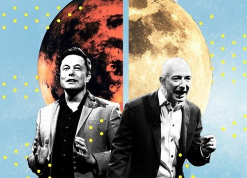 'Chiến tranh' giữa Elon Musk và Jeff Bezor