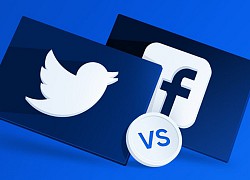 Cổ phiếu Facebook và Twitter sụt giảm mạnh