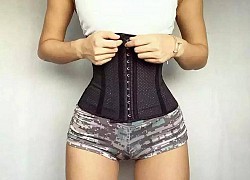 Đeo corset để giảm cân, giảm mỡ bụng sau sinh, một người bị bong tróc tử cung, nội tạng chảy xệ