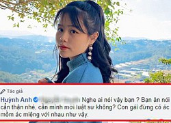 Huỳnh Anh (bạn gái Quang Hải) muốn "mời luật sư" khi bị anti-fan làm phiền trên Facebook cá nhân