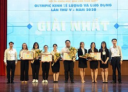 Lộ diện SV đoạt giải đặc biệt hội thi "Olympic kinh tế lượng và ứng dụng"