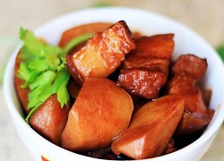 Thịt ba chỉ kho khoai sọ - món ngon vừa lạ vừa quen, ăn là nghiện