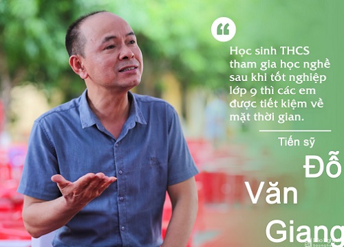 TS Đỗ Văn Giang: 'Học sinh trường nghề phải trở thành lực lượng lao động tiên tiến trong xã hội'