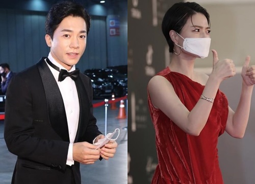 Đi thảm đỏ Baeksang Arts Awards 2020, nghệ sĩ Hàn Quốc diện váy áo lộng lẫy vẫn quyết đeo khẩu trang