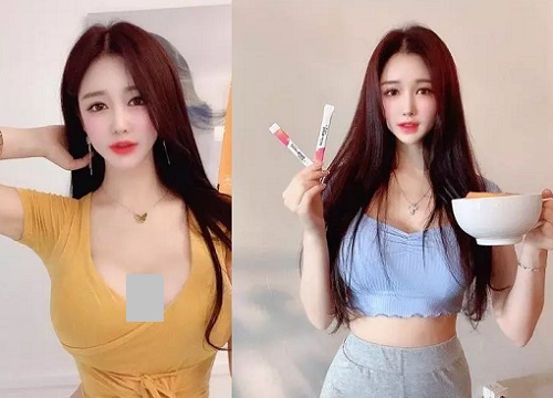 Mặc "kín cổng cao tường" nhưng vòng 1 "phản chủ" vẫn khiến nữ streamer nổi bần bật trong quán Starbucks