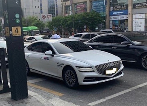 Genesis G80 làm xe taxi hạng sang ở Hàn Quốc