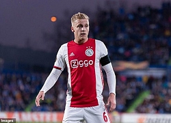 Ajax xác nhận Manchester United muốn mua Donny van de Beek