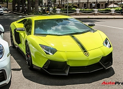 Đại gia Hứa Hà Phương 'lột xác' Lamborghini Aventador biển số Lào tứ quý 9 với màu sắc chói chang