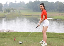 Huyền My, Mai Ngọc biến sân đánh golf thành sàn diễn thời trang