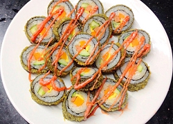 Kimbap chiên nóng giòn