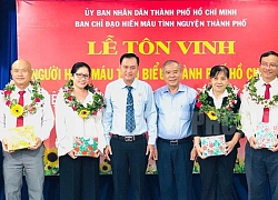 Tôn vinh người hiến máu tiêu biểu