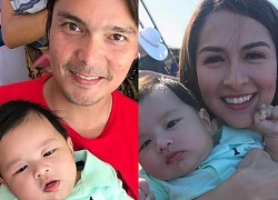 Vợ Đan Trường khoe ảnh Marian Rivera bế con trai