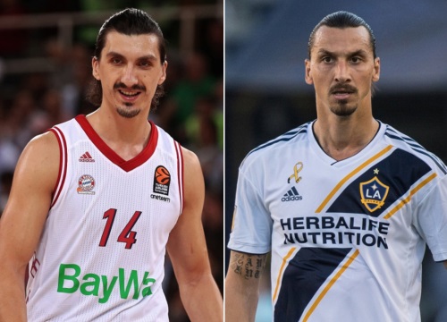 VĐV bóng rổ nổi tiếng vì giống Ibrahimovic