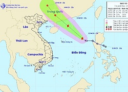Bão số 1 di chuyển theo hướng Tây Bắc và có khả năng mạnh thêm