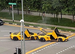 Cú va chạm &#8220;triệu USD&#8221; của hai chiếc Lamborghini Aventador S